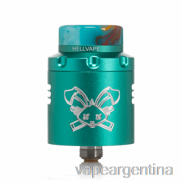 Hellvape Dead Rabbit V3 24mm Rda Vaporizador Turquesa Descartable
